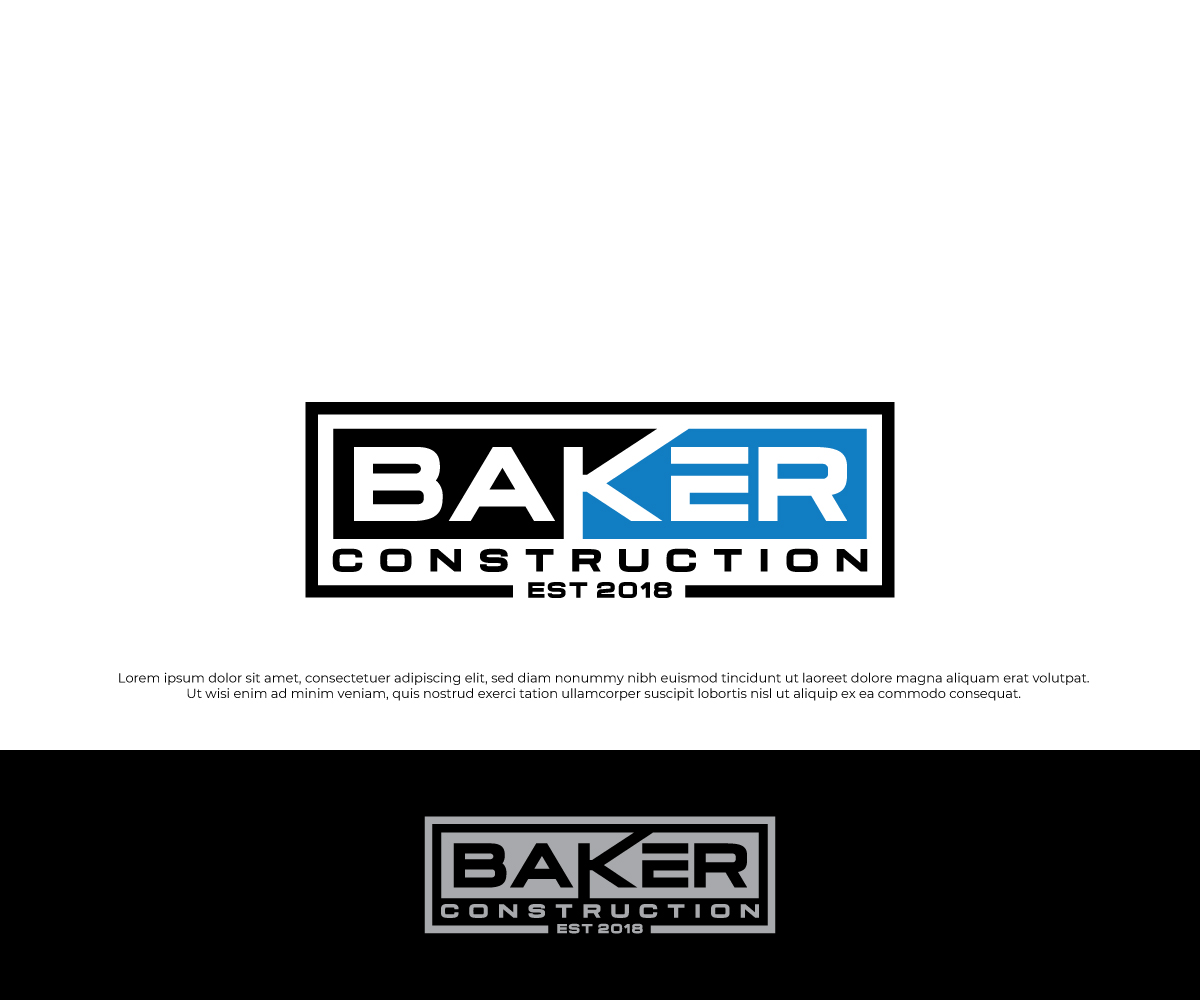 Logo Design by TrisDesign for Baker Construction | Design #26622653