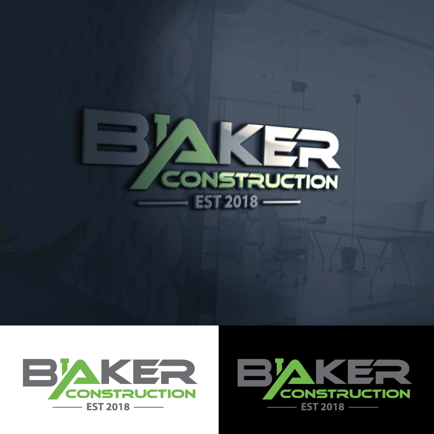 Logo Design by GODDREAMCREATION for Baker Construction | Design #26592600