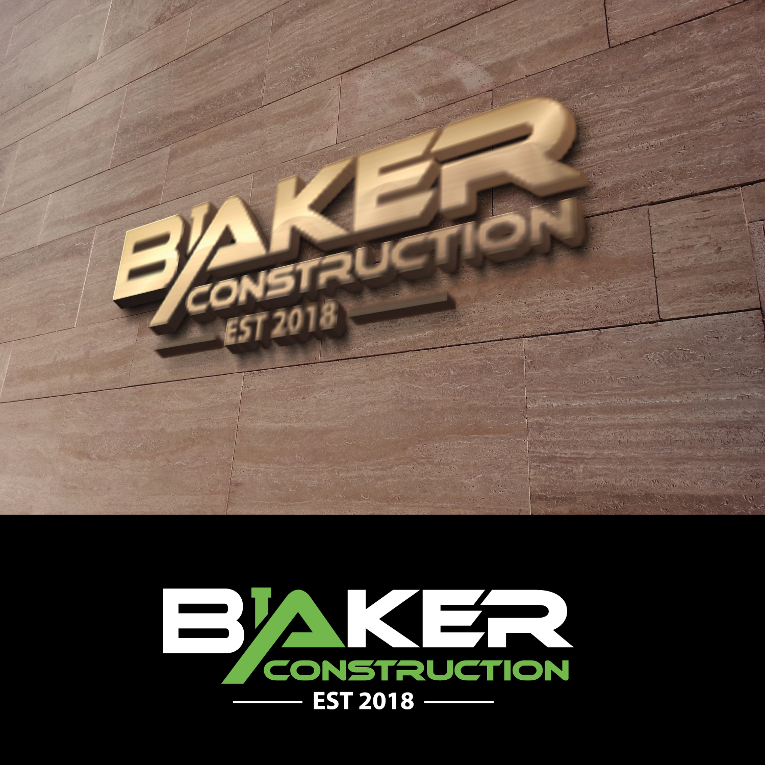 Logo Design by GODDREAMCREATION for Baker Construction | Design #26592685