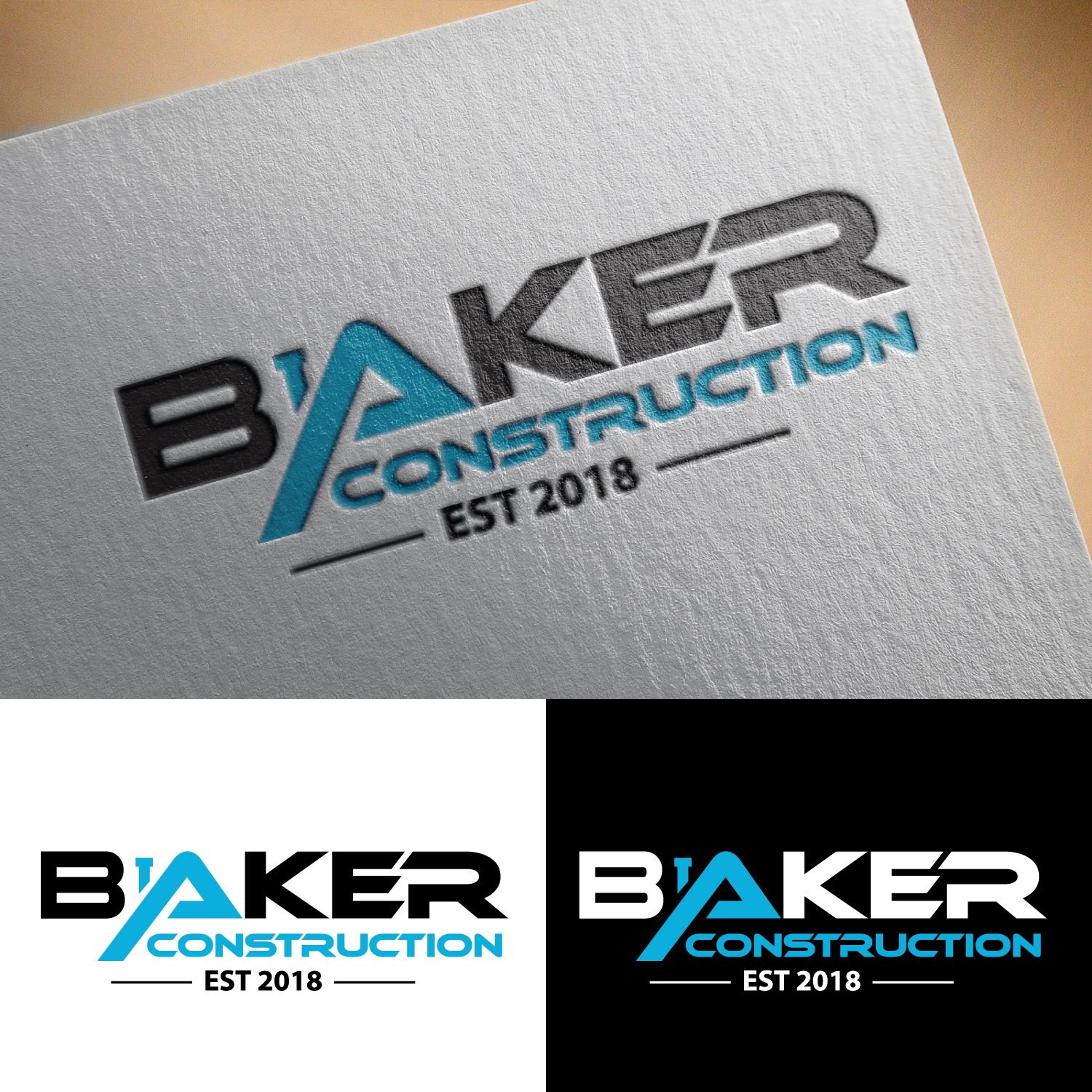 Logo Design by GODDREAMCREATION for Baker Construction | Design #26595270
