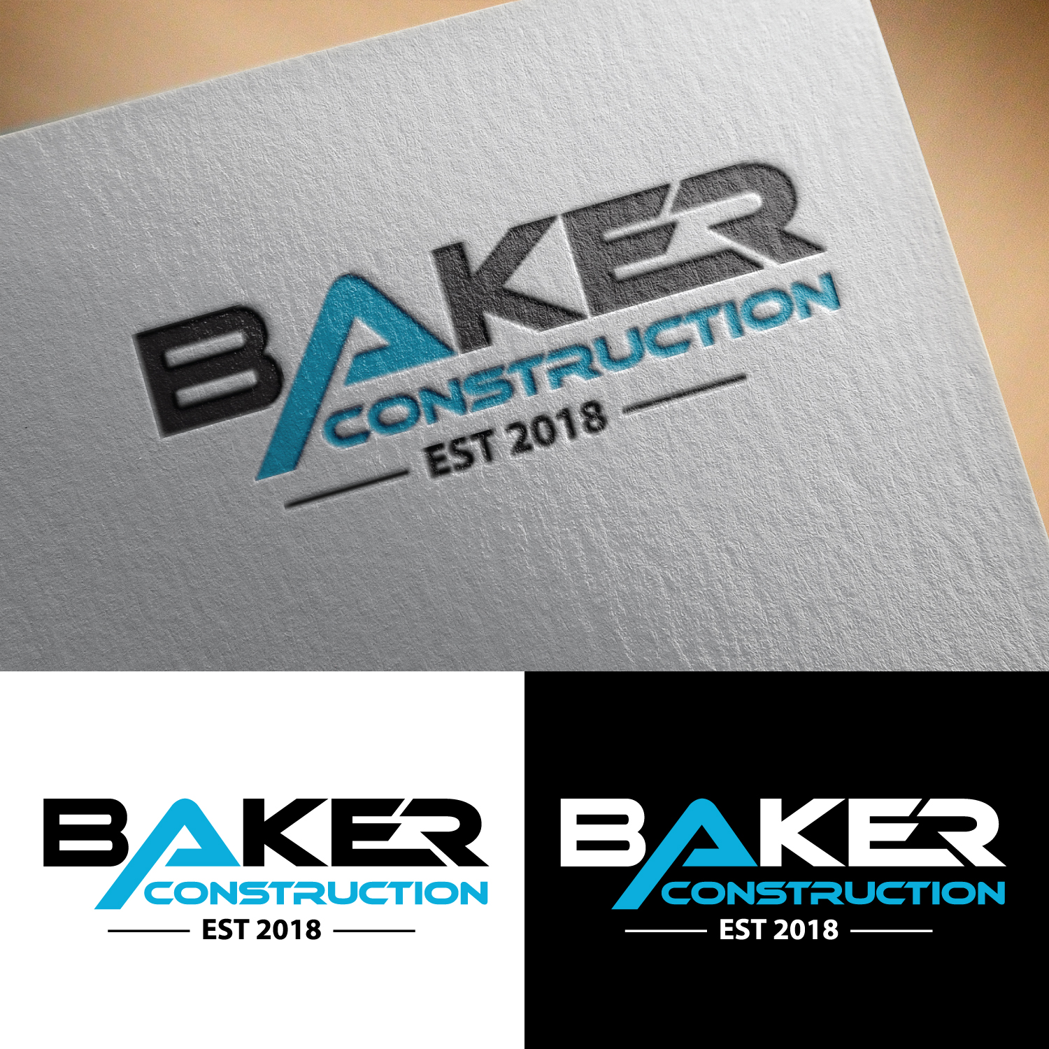 Logo Design by GODDREAMCREATION for Baker Construction | Design #26616569