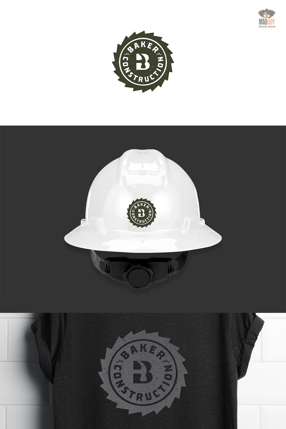 Logo-Design von MadGuy für Baker Construction | Design #26528678