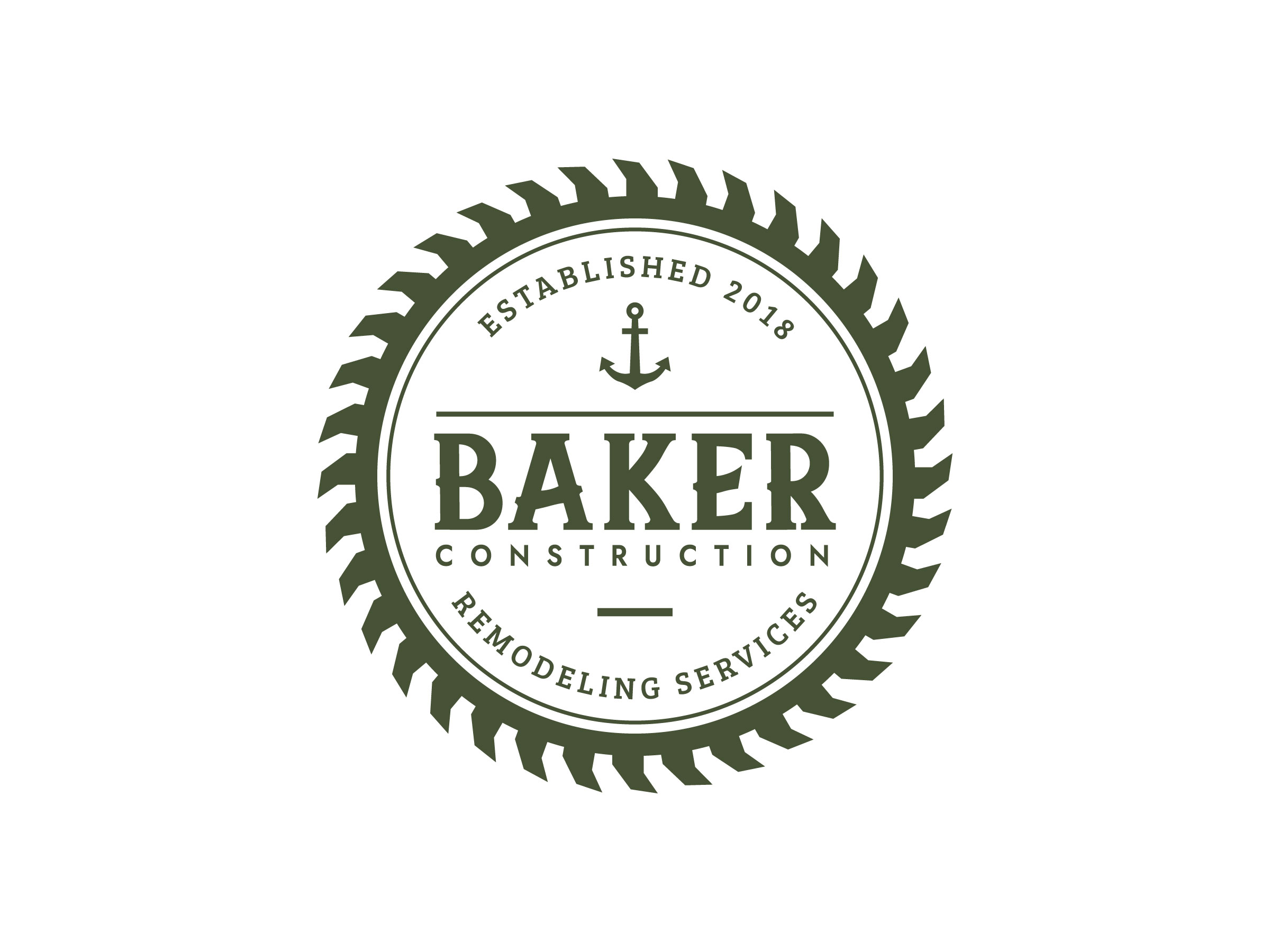 Logo-Design von Fajr. für Baker Construction | Design #26529534