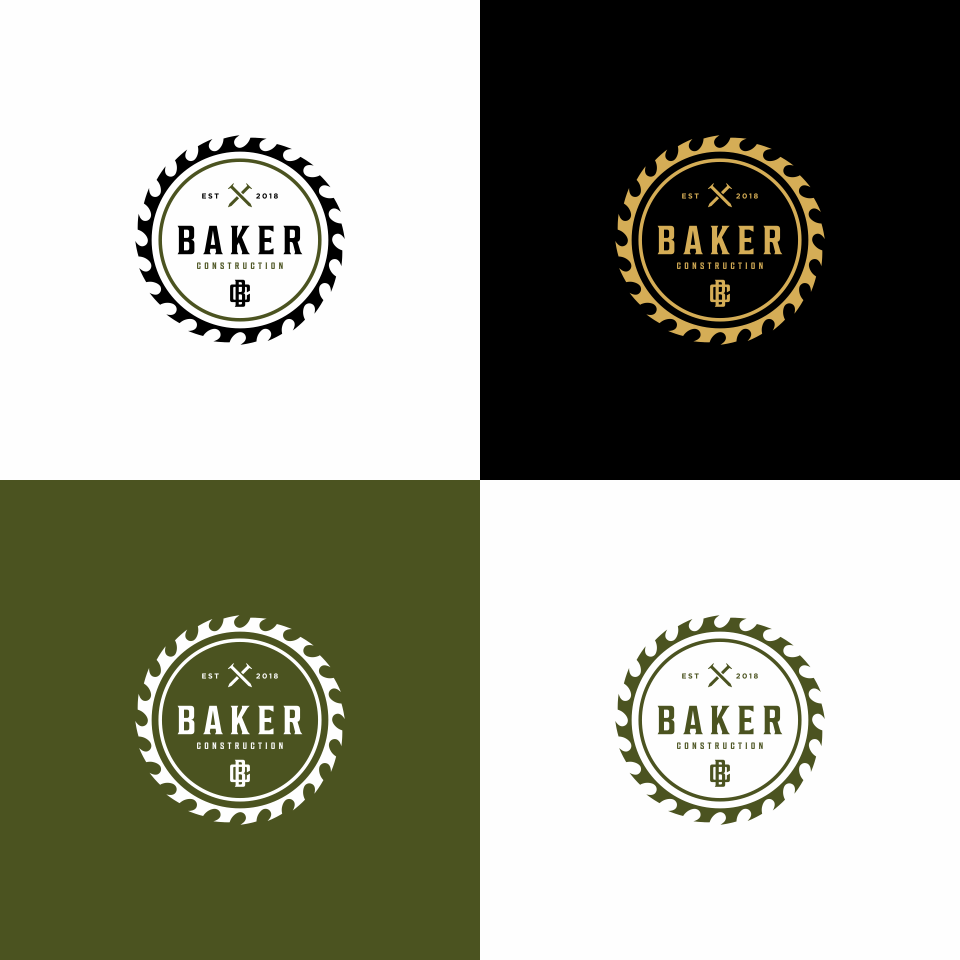 Logo Design by jo.art for Baker Construction | Design #26527956