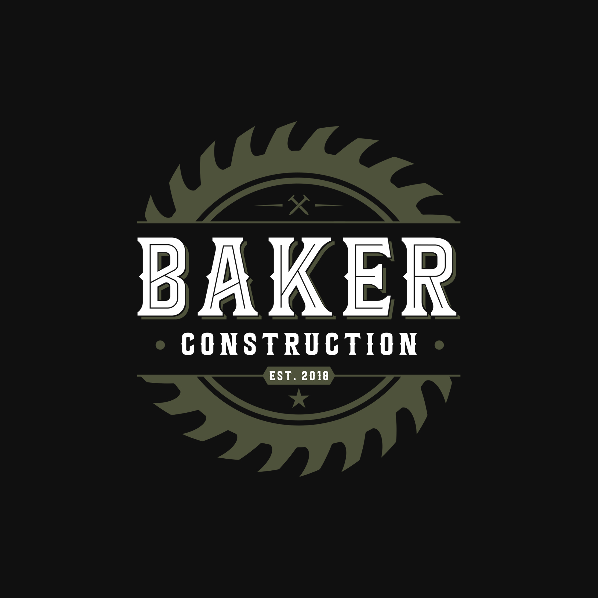Logo Design by artcynical for Baker Construction | Design #26528083