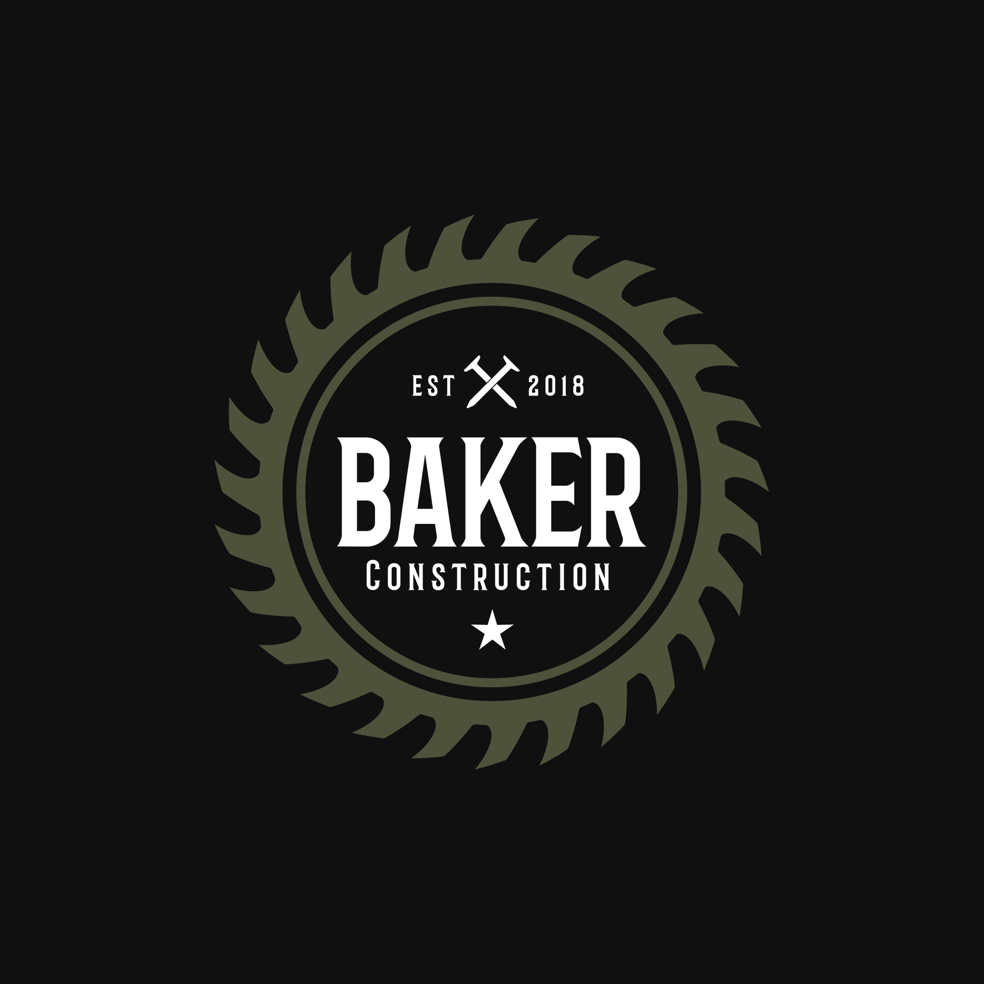 Logo Design by artcynical for Baker Construction | Design #26528104