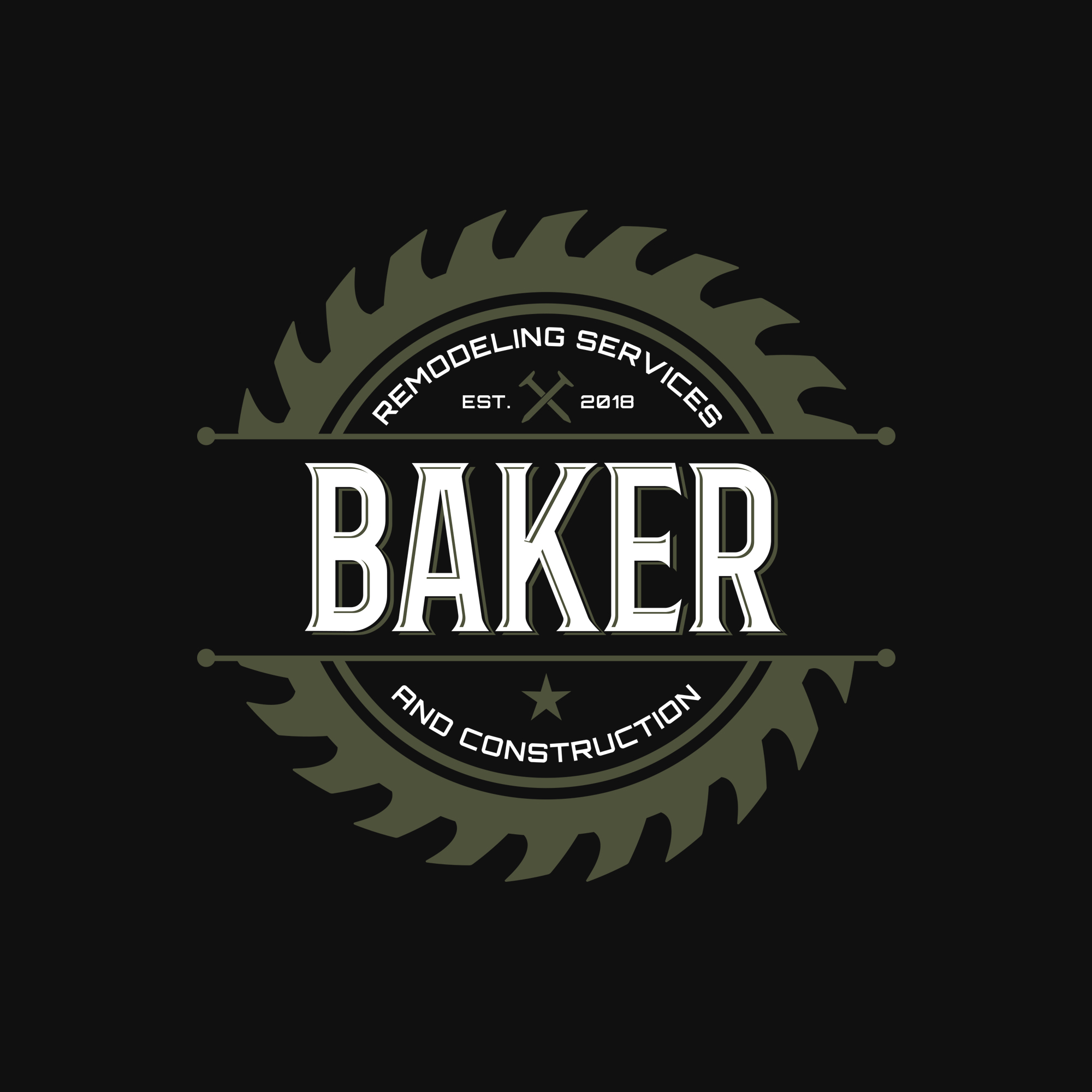 Logo Design by artcynical for Baker Construction | Design #26529230