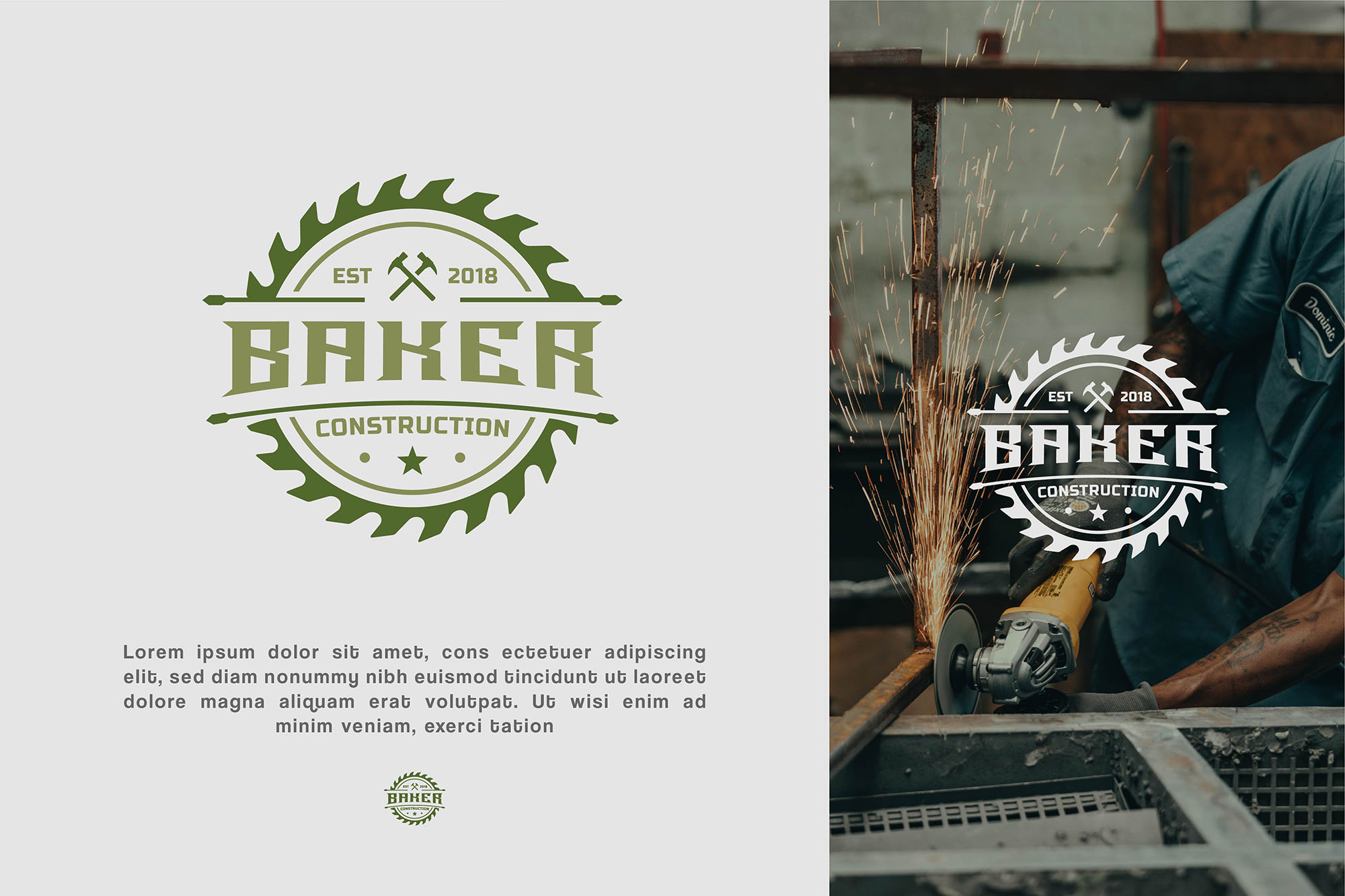 Logo Design by Fandiart for Baker Construction | Design #26527753