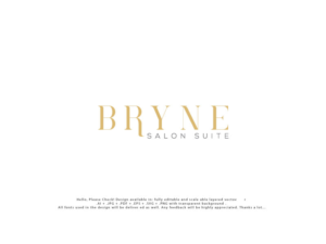 Logo Design by Pro_DesignMaster for Sienna Brnye Salon | Design: #26527224