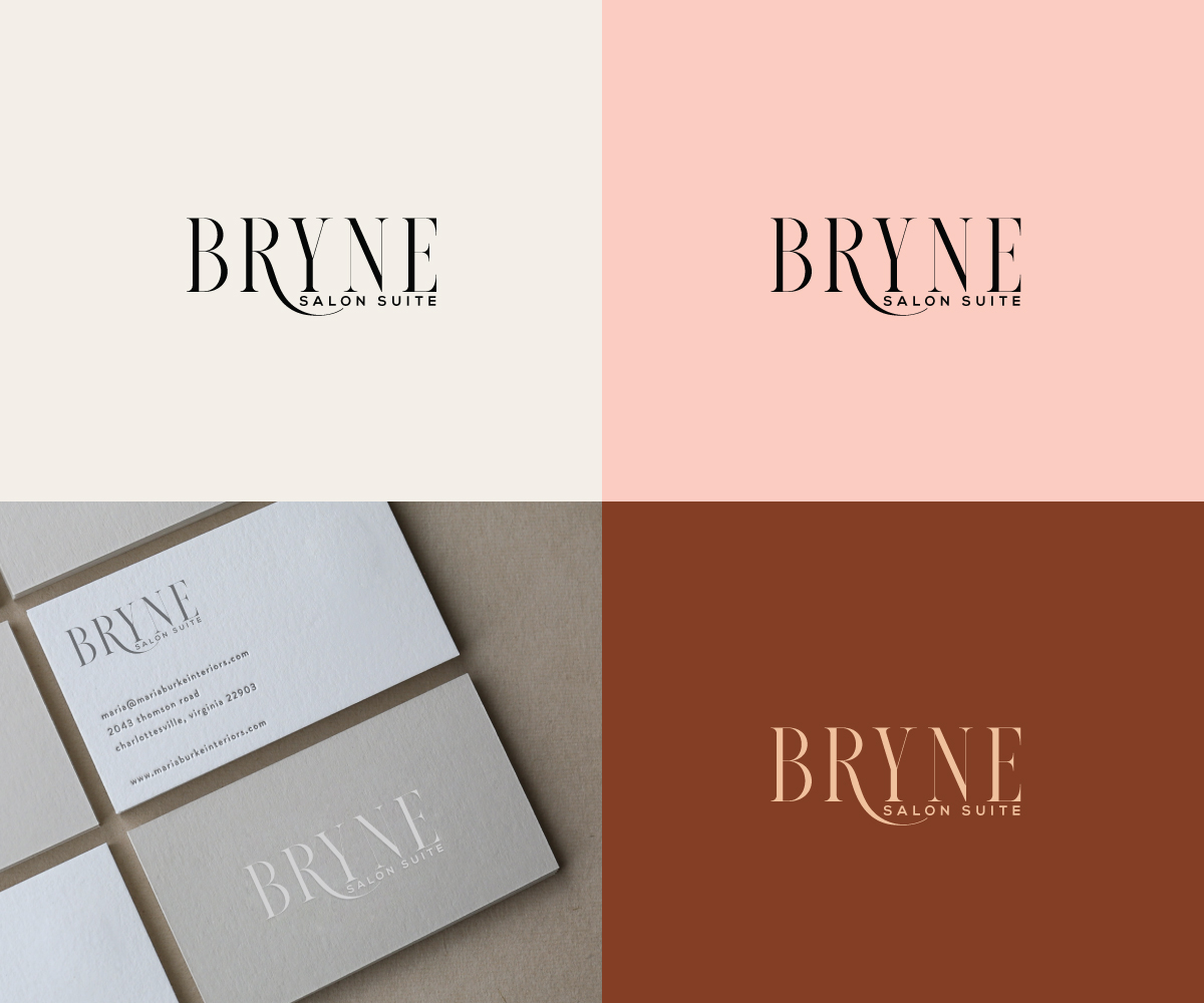 Logo Design by step forward 2 for Sienna Brnye Salon | Design #26531090