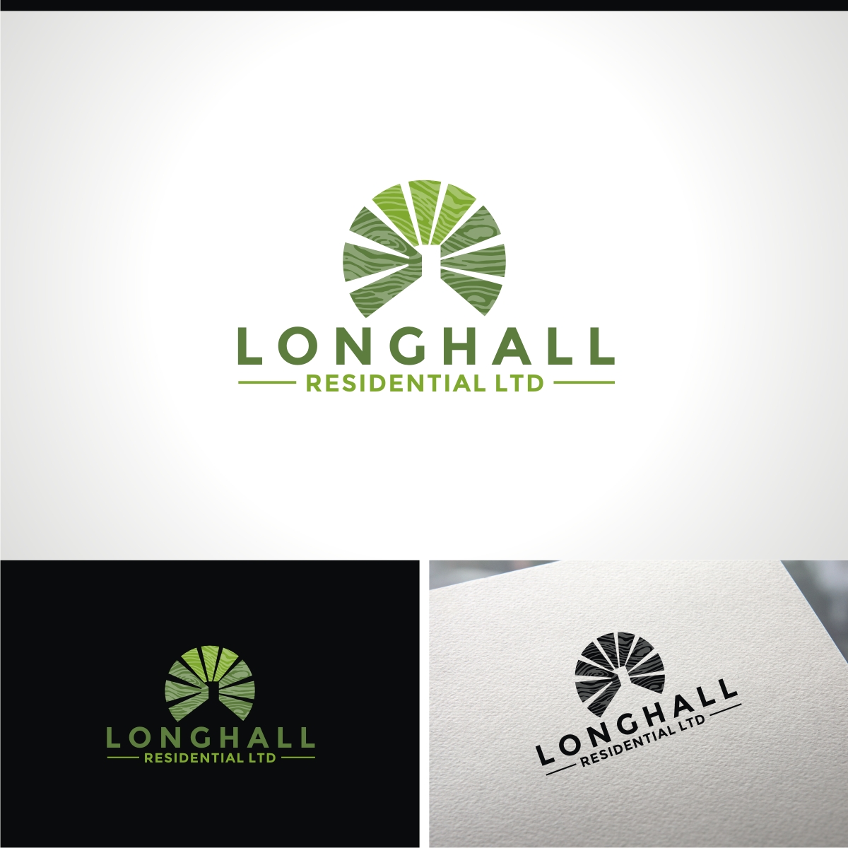Logo Design by e-graphics for Longhall Residential Ltd | Design #26532101
