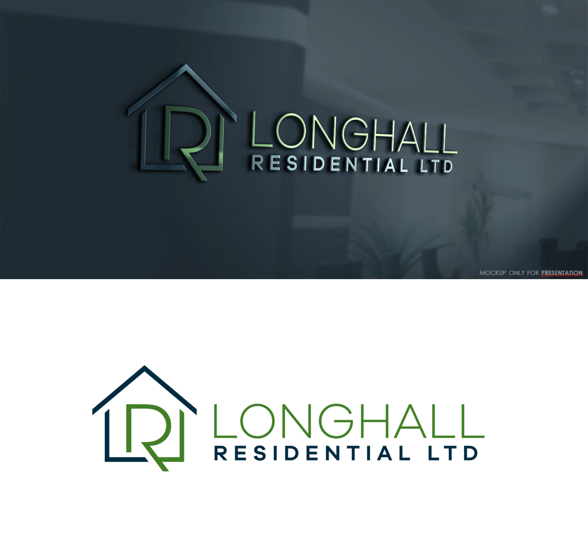 Logo Design by Mono.co for Longhall Residential Ltd | Design #26533945