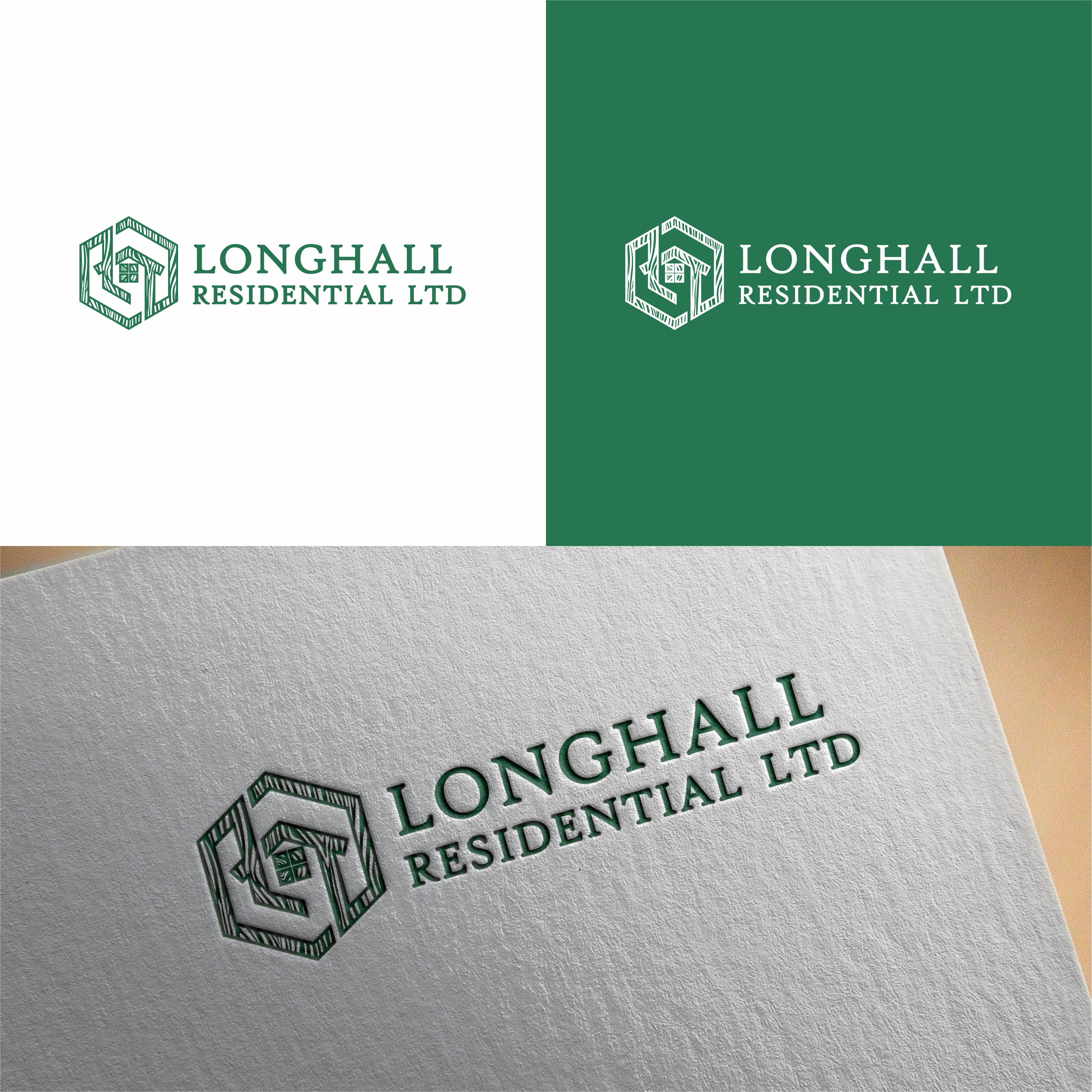Logo Design by Revd.Cahya for Longhall Residential Ltd | Design #26540680