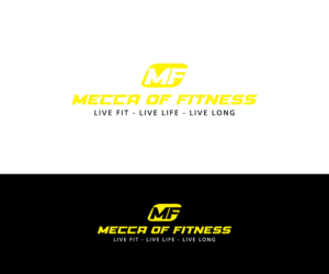 Mecca of Fitness "Live Fit - Live Life - Live Long". Logo color combinations red, black yellow, and/or white. | Design de Logo par Art Lancer