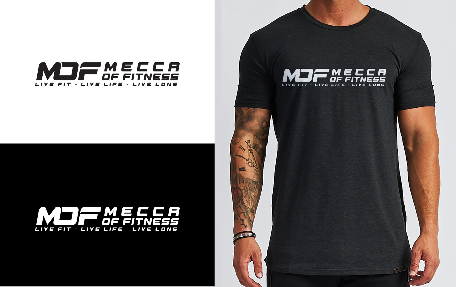 Design de Logo par Ovaz.Syd pour Mecca of Fitness | Design #26562972