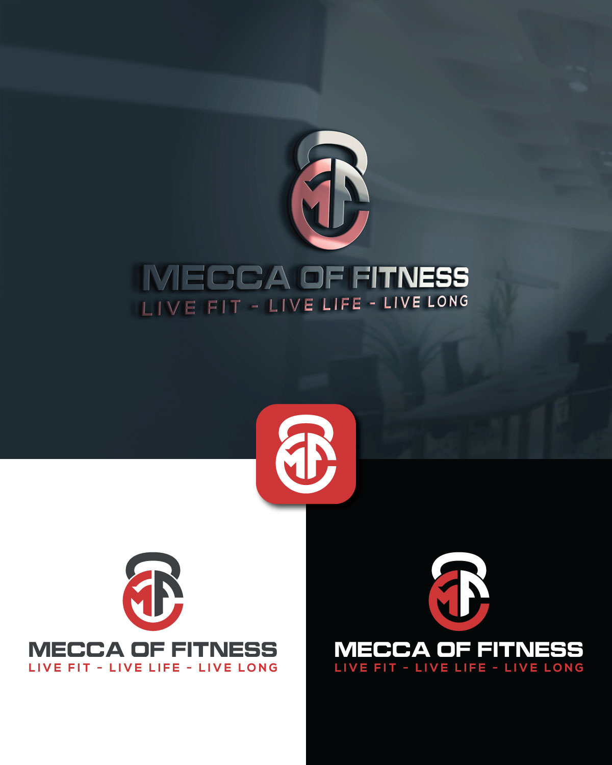 Logo-Design von Md Shehidul Islam Rimon für Mecca of Fitness | Design #26535374