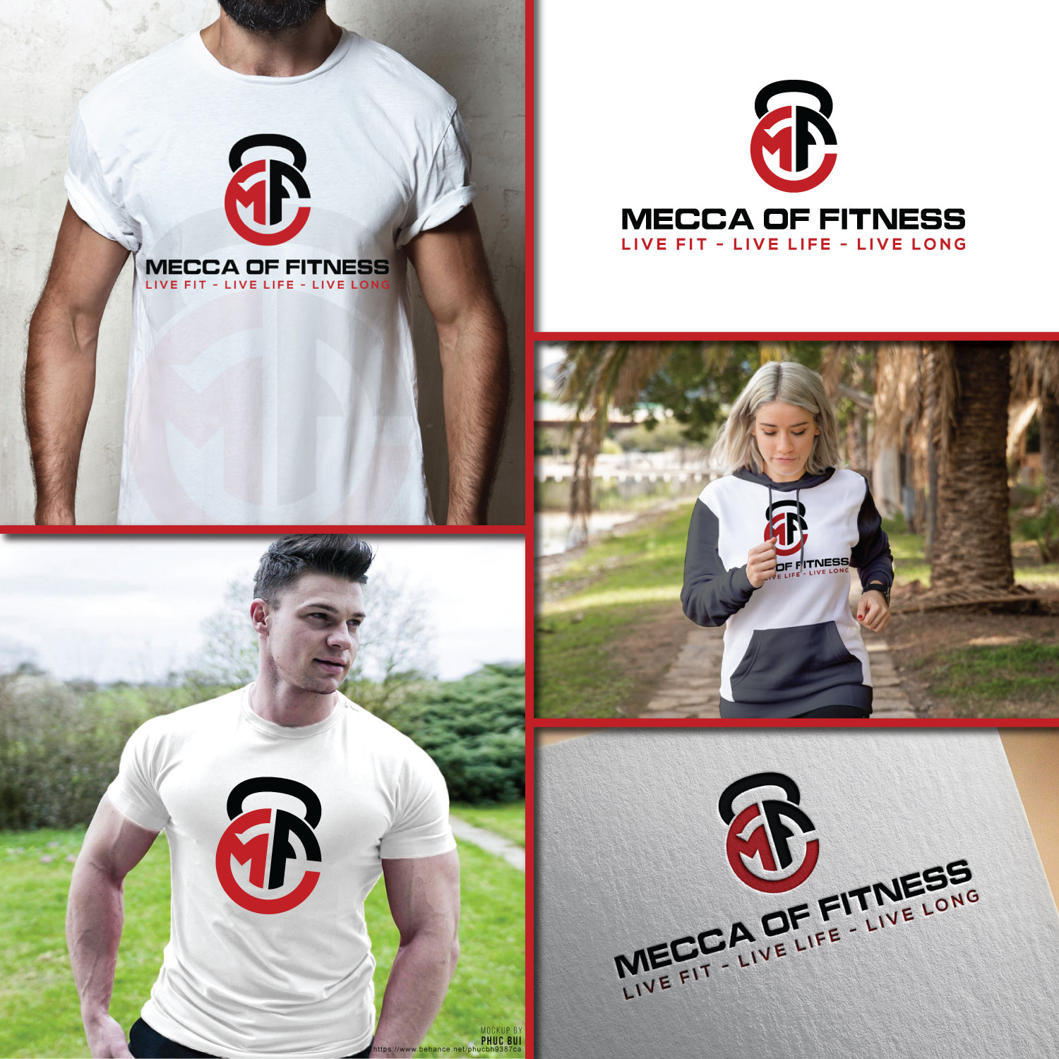 Logo Design by Md Shehidul Islam Rimon for Mecca of Fitness | Design #26582837
