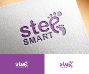STEP SMART | Logo Design by step forward 2
