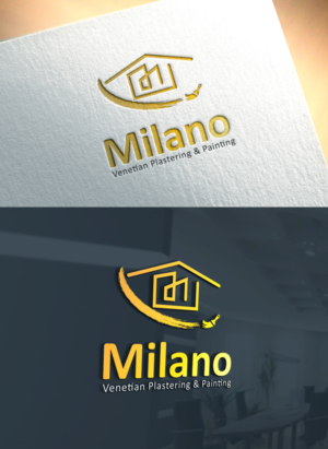 Milano Text/Milano Venetian Plastering & Painting | Logo Design by Art Lancer