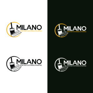 Milano Text/Milano Venetian Plastering & Painting | Logo Design by sankar999