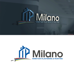 Milano Text/Milano Venetian Plastering & Painting | Diseño de Logo por Mono.co