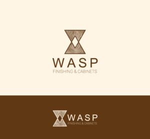 Logo Design by arcoalex for WASP FINISHING & CABINETS  | Design: #26532202