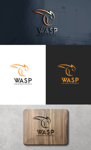 Logo Design by GLDesigns for WASP FINISHING & CABINETS  | Design: #26538297