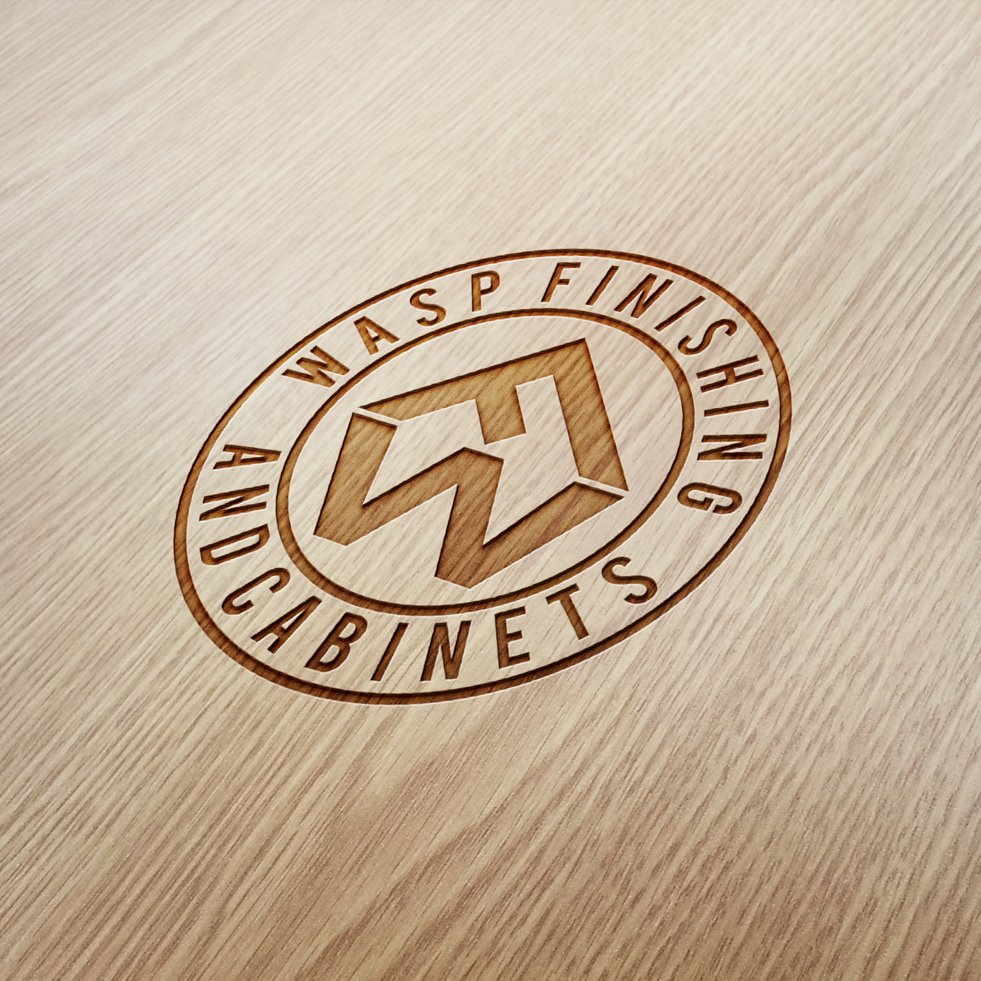 Logo Design by SteffySummer for WASP FINISHING & CABINETS  | Design #26529010