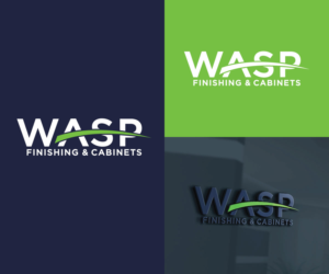Logo Design by Atec for WASP FINISHING & CABINETS  | Design: #26539886