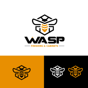 Logo Design by techteam761 for WASP FINISHING & CABINETS  | Design: #26528486