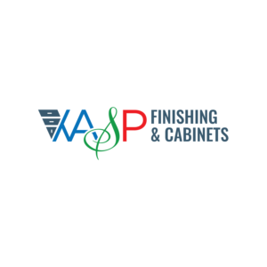 Logo Design by webeezine for WASP FINISHING & CABINETS  | Design: #26530293