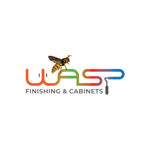 Logo Design by webeezine for WASP FINISHING & CABINETS  | Design: #26542591