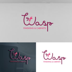Logo Design by aqilazhifara for WASP FINISHING & CABINETS  | Design: #26532961