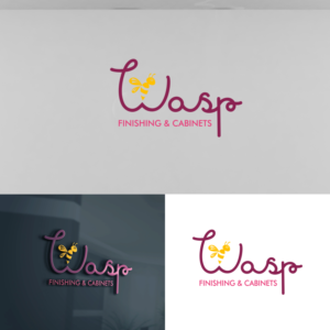 Logo Design by aqilazhifara for WASP FINISHING & CABINETS  | Design: #26533205