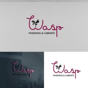 Logo Design by aqilazhifara for WASP FINISHING & CABINETS  | Design: #26538730