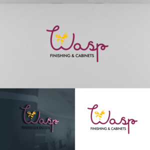 Logo Design by aqilazhifara for WASP FINISHING & CABINETS  | Design: #26538731