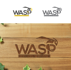 Logo-Design von Maxo-Biz für WASP FINISHING & CABINETS  | Design #26538350