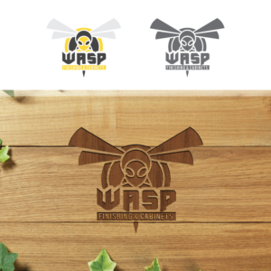 Logo Design by Maxo-Biz for WASP FINISHING & CABINETS  | Design: #26538351