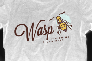 Logo Design by Frauke 2 for WASP FINISHING & CABINETS  | Design: #26572533