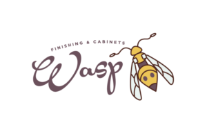 Logo Design by Frauke 2 for WASP FINISHING & CABINETS  | Design: #26572539
