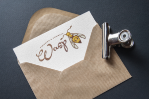 Logo Design by Frauke 2 for WASP FINISHING & CABINETS  | Design: #26572544
