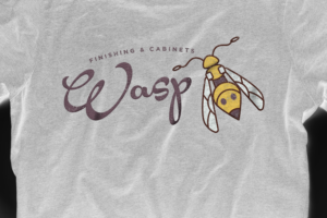Logo Design by Frauke 2 for WASP FINISHING & CABINETS  | Design: #26572550
