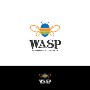 Logo Design by Minimal Studio for WASP FINISHING & CABINETS  | Design: #26533525
