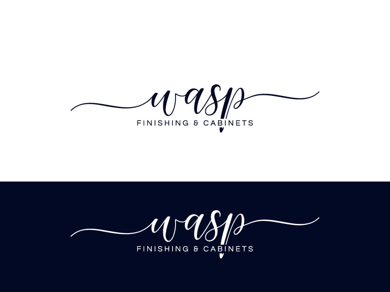 Logo Design by Pro_DesignMaster for WASP FINISHING & CABINETS  | Design #26532745