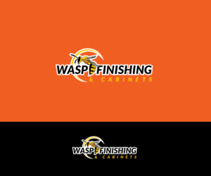 Logo Design by step forward 2 for WASP FINISHING & CABINETS  | Design: #26529417