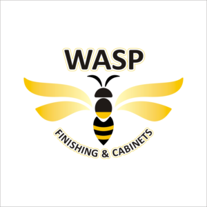 Logo-Design von Nita Graphics für WASP FINISHING & CABINETS  | Design #26529213