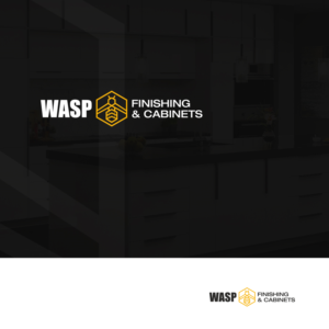 Logo Design by logodentity for WASP FINISHING & CABINETS  | Design: #26528230