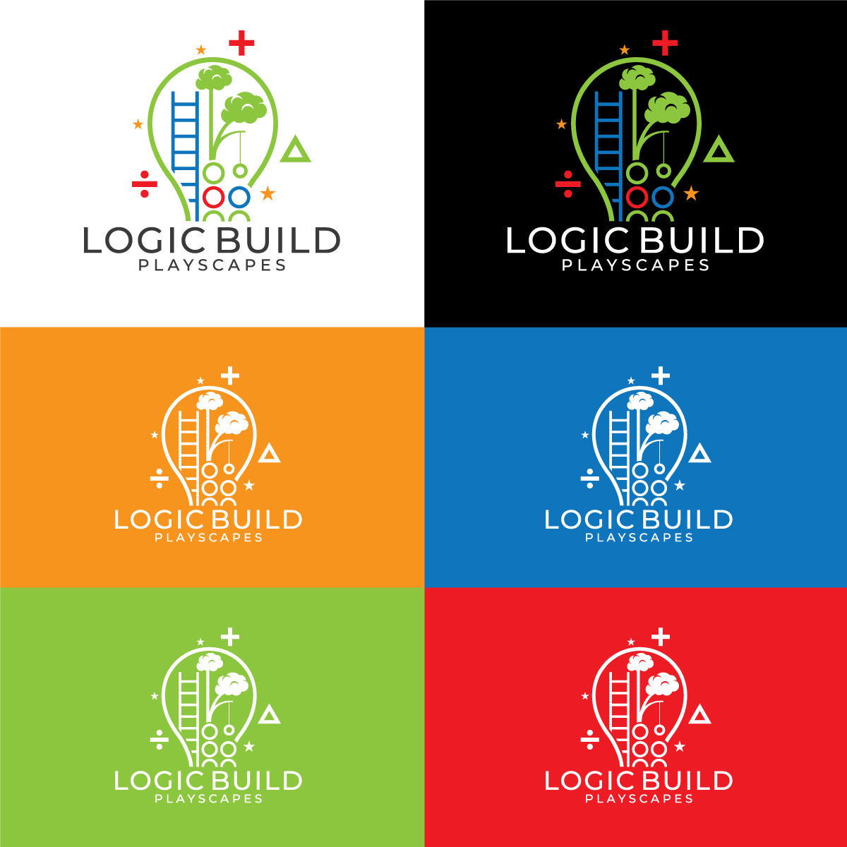 Logo Design by Graphic Bricks for Logic Build Playscapes  | Design #26614869