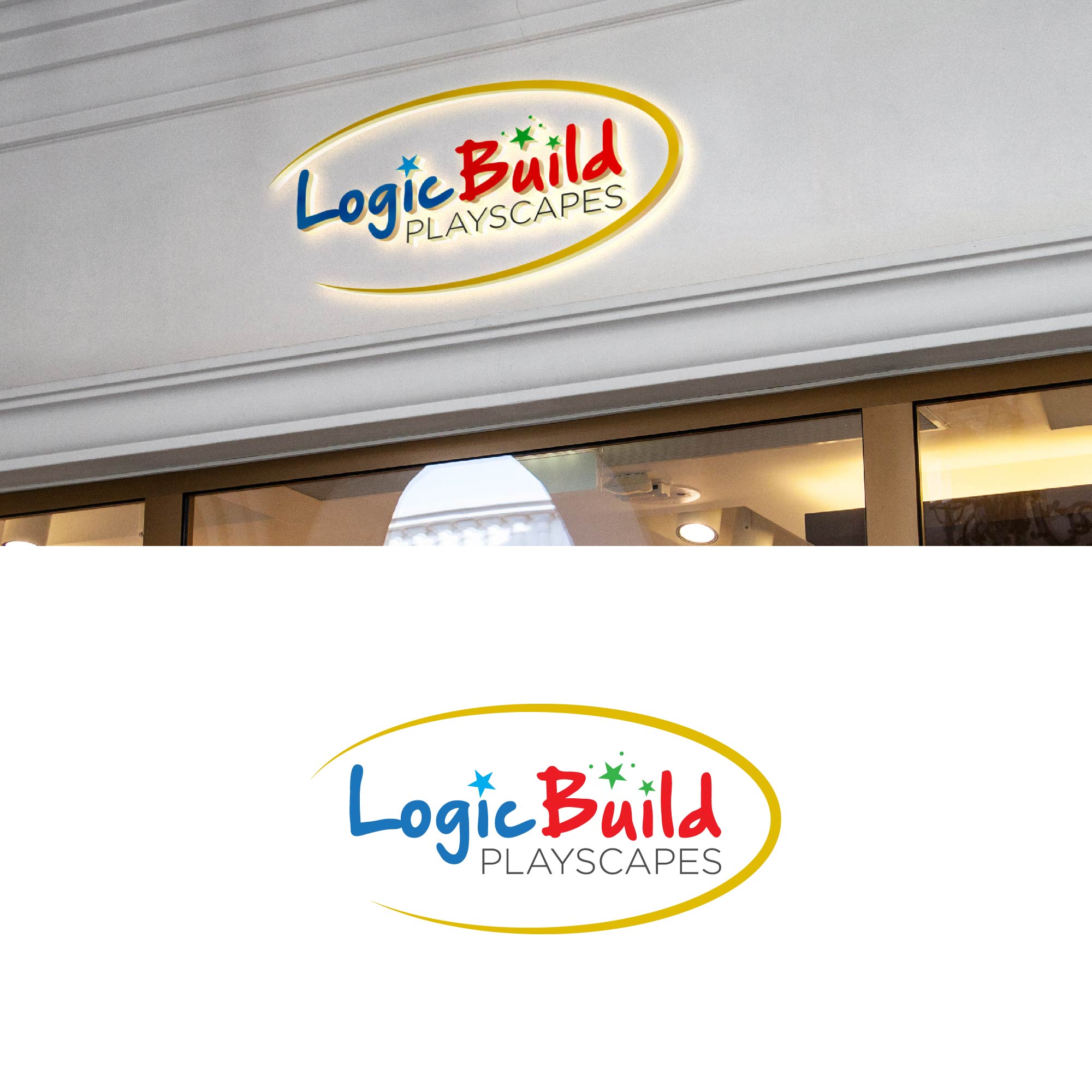 Diseño de Logo por kaushal 05 para Logic Build Playscapes  | Diseño #26529816