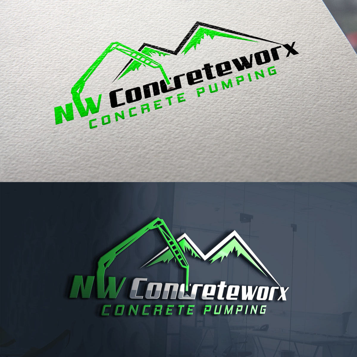 Logo Design by Minimal Studio for Nw concreteworx  | Design #26553067